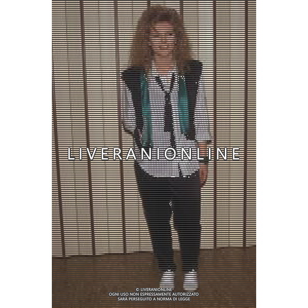 DIAP- RETROSPETTIVA LENA BIOLCATI CANTANTE NELLA FOTO LENA BIOLCATI A SAINT VINCENT ESTATE NELL’ANNO 1986 AG ALDO LIVERANI SAS