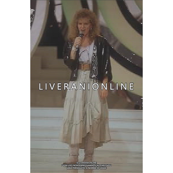 DIAP- RETROSPETTIVA LENA BIOLCATI CANTANTE NELLA FOTO LENA BIOLCATI A SAINT VINCENT ESTATE NELL’ANNO 1986 AG ALDO LIVERANI SAS