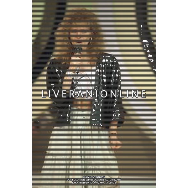 DIAP- RETROSPETTIVA LENA BIOLCATI CANTANTE NELLA FOTO LENA BIOLCATI A SAINT VINCENT ESTATE NELL’ANNO 1986 AG ALDO LIVERANI SAS