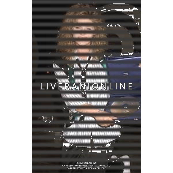 DIAP- RETROSPETTIVA LENA BIOLCATI CANTANTE NELLA FOTO LENA BIOLCATI A SAINT VINCENT ESTATE NELL’ANNO 1986 DURANTE LA PREMIAZIONE AG ALDO LIVERANI SAS