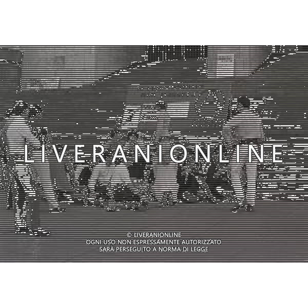 NEG-1969 -MILANO MANFESTAZIONE DEGLI ANARCHICI DAVANTI AL TRIBUNALE DI MILANO AG ALDO LIVERANI SAS