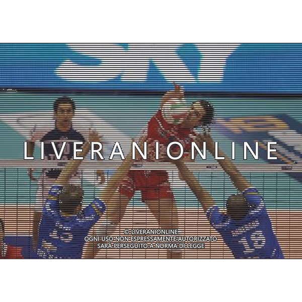 Cuneo - Piacenza finale Coppa italia Tim cup Volley Forli 2006 nella foto: Zlatanov - Piacenza ph rosa/agenzia aldo liverani