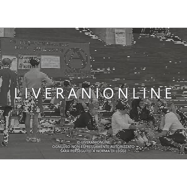 NEG-1969 -MILANO MANFESTAZIONE DEGLI ANARCHICI DAVANTI AL TRIBUNALE DI MILANO AG ALDO LIVERANI SAS