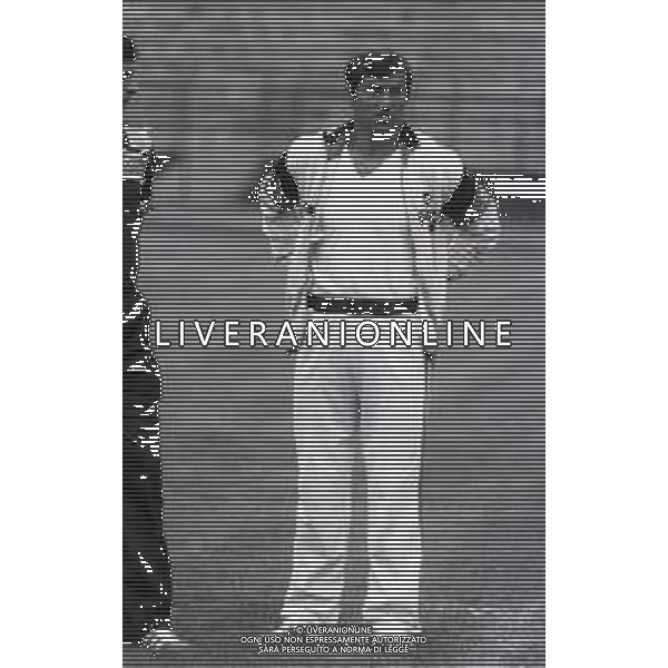 NEG-1981 ALLENAMENTO BOLOGNA CALCIO NELLA FOTO TARCISIO BURGNICH ALLENATORE BOLOGNA CALCIO CON ARISTIDE GUARNIERI AG ALDO LIVERANI SAS