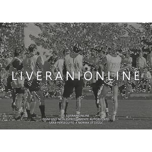 NEG-1981 ALLENAMENTO BOLOGNA CALCIO NELLA FOTO TARCISIO BURGNICH ALLENATORE BOLOGNA CALCIO AG ALDO LIVERANI SAS