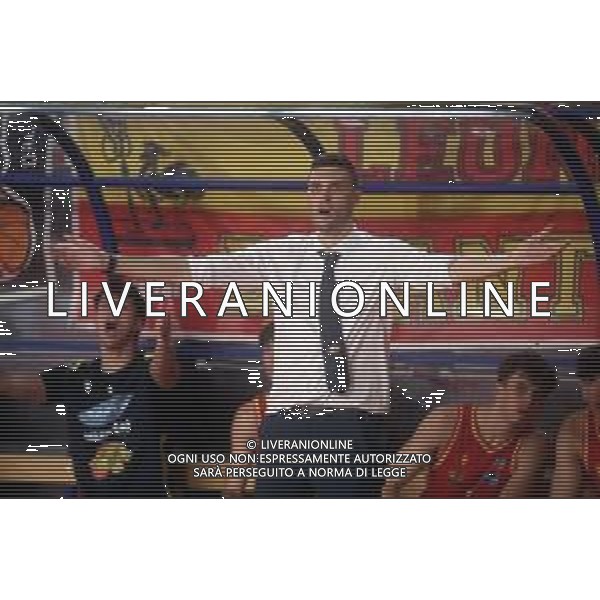 IMOLA 16 11 2025 VIRTUS IMOLA BASKET-ORASI RAVENNA SERIE B1 NELLA FOTO ANDREA AULETTA ALLENATORE ORASI RAVENNA ©SANNA - AG ALDO LIVERANI SAS