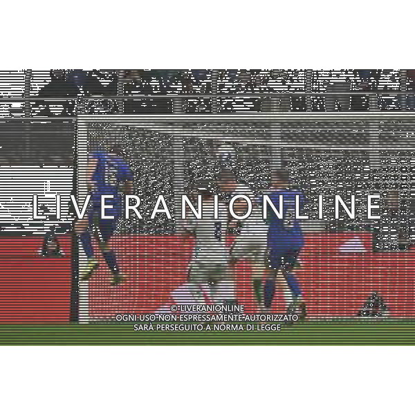 Italia vs Norvegia nella foto Francesco Pio Esposito (Italia) occasione da gol Milano 16-11-2025 Stadio Giuseppe Meazza - San Siro Italia vs Norvegia Qualificazioni Mondiali 2026 Gruppo I - 10a giornata foto Roberto Garavaglia/Agenzia Aldo Liverani sas