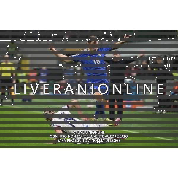 Italia vs Norvegia nella foto Nicolò Barella (Italia) e Julian Ryerson (Norvegia) Milano 16-11-2025 Stadio Giuseppe Meazza - San Siro Italia vs Norvegia Qualificazioni Mondiali 2026 Gruppo I - 10a giornata foto Roberto Garavaglia/Agenzia Aldo Liverani sas