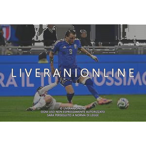 Italia vs Norvegia nella foto Mateo Retegui (Italia) Milano 16-11-2025 Stadio Giuseppe Meazza - San Siro Italia vs Norvegia Qualificazioni Mondiali 2026 Gruppo I - 10a giornata foto Roberto Garavaglia/Agenzia Aldo Liverani sas