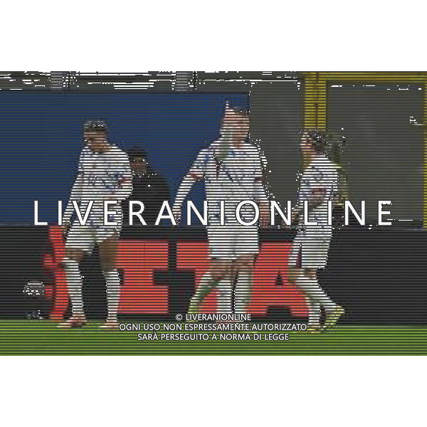 Italia vs Norvegia nella foto giocatori Norvegia esultanza dopo il gol dell\'1 a 1 Milano 16-11-2025 Stadio Giuseppe Meazza - San Siro Italia vs Norvegia Qualificazioni Mondiali 2026 Gruppo I - 10a giornata foto Roberto Garavaglia/Agenzia Aldo Liverani sas