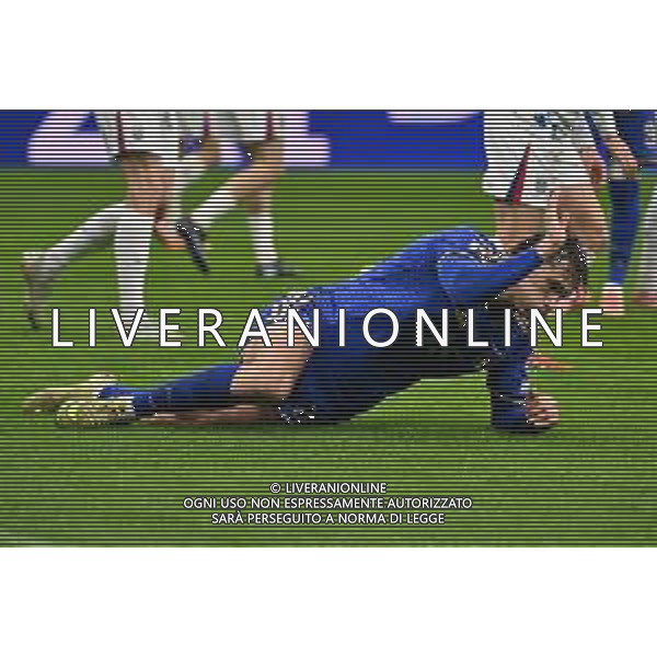 Italia vs Norvegia nella foto Francesco Pio Esposito (Italia) Milano 16-11-2025 Stadio Giuseppe Meazza - San Siro Italia vs Norvegia Qualificazioni Mondiali 2026 Gruppo I - 10a giornata foto Roberto Garavaglia/Agenzia Aldo Liverani sas