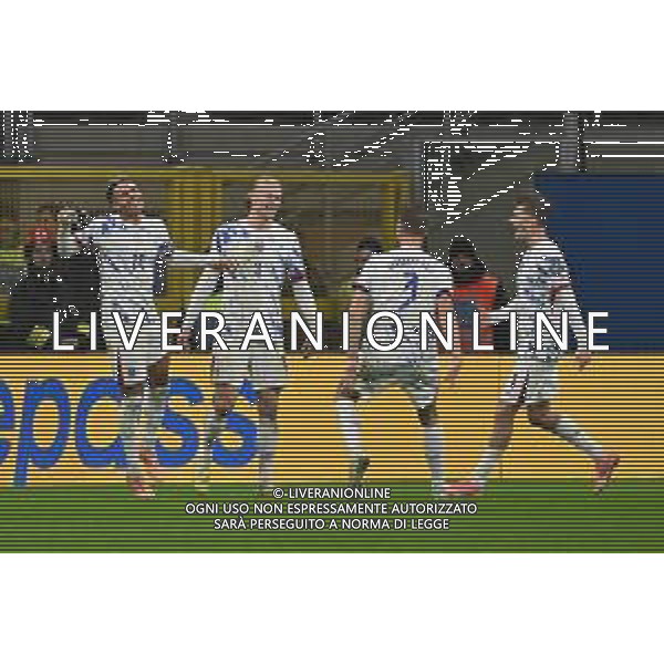 Italia vs Norvegia nella foto giocatori Norvegia esultanza dopo il gol del 3 a 1 Milano 16-11-2025 Stadio Giuseppe Meazza - San Siro Italia vs Norvegia Qualificazioni Mondiali 2026 Gruppo I - 10a giornata foto Roberto Garavaglia/Agenzia Aldo Liverani sas