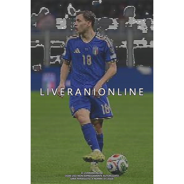 Italia vs Norvegia nella foto Nicolò Barella (Italia) Milano 16-11-2025 Stadio Giuseppe Meazza - San Siro Italia vs Norvegia Qualificazioni Mondiali 2026 Gruppo I - 10a giornata foto Roberto Garavaglia/Agenzia Aldo Liverani sas