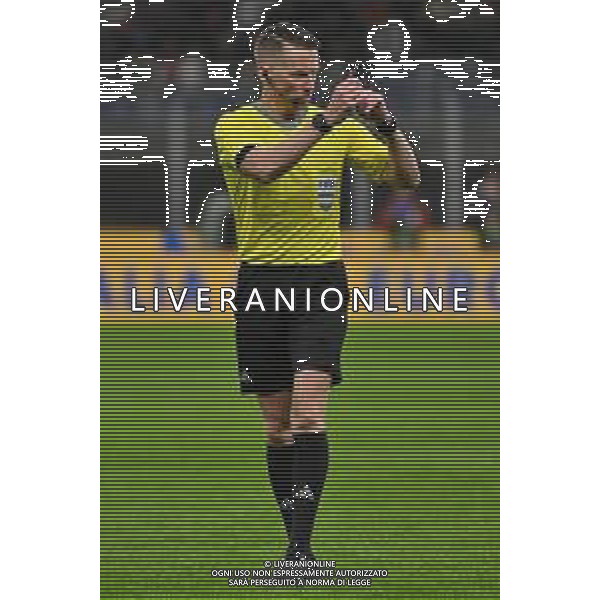 Italia vs Norvegia nella foto l\'arbitro Alejandro Hernandez (SPA) Milano 16-11-2025 Stadio Giuseppe Meazza - San Siro Italia vs Norvegia Qualificazioni Mondiali 2026 Gruppo I - 10a giornata foto Roberto Garavaglia/Agenzia Aldo Liverani sas