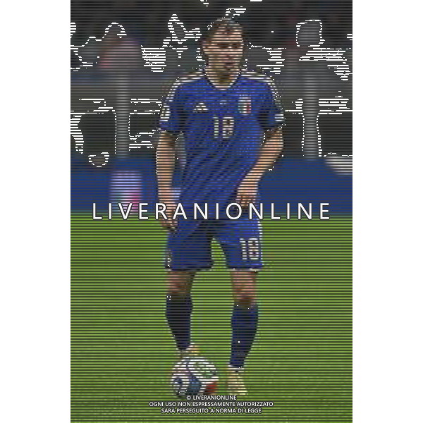 Italia vs Norvegia nella foto Nicolò Barella (Italia) Milano 16-11-2025 Stadio Giuseppe Meazza - San Siro Italia vs Norvegia Qualificazioni Mondiali 2026 Gruppo I - 10a giornata foto Roberto Garavaglia/Agenzia Aldo Liverani sas