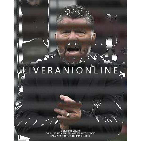 Italia vs Norvegia nella foto Gennaro Gattuso allenatore Italia Milano 16-11-2025 Stadio Giuseppe Meazza - San Siro Italia vs Norvegia Qualificazioni Mondiali 2026 Gruppo I - 10a giornata foto Roberto Garavaglia/Agenzia Aldo Liverani sas