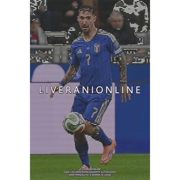 Italia vs Norvegia nella foto Matteo Politano (Italia) Milano 16-11-2025 Stadio Giuseppe Meazza - San Siro Italia vs Norvegia Qualificazioni Mondiali 2026 Gruppo I - 10a giornata foto Roberto Garavaglia/Agenzia Aldo Liverani sas