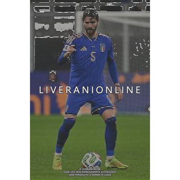 Italia vs Norvegia nella foto Manuel Locatelli (Italia) Milano 16-11-2025 Stadio Giuseppe Meazza - San Siro Italia vs Norvegia Qualificazioni Mondiali 2026 Gruppo I - 10a giornata foto Roberto Garavaglia/Agenzia Aldo Liverani sas