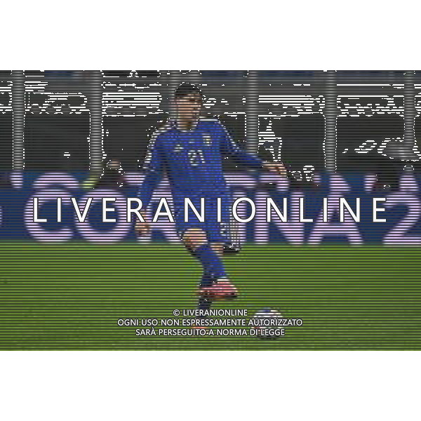 Italia vs Norvegia nella foto Alessandro Bastoni (Italia) Milano 16-11-2025 Stadio Giuseppe Meazza - San Siro Italia vs Norvegia Qualificazioni Mondiali 2026 Gruppo I - 10a giornata foto Roberto Garavaglia/Agenzia Aldo Liverani sas