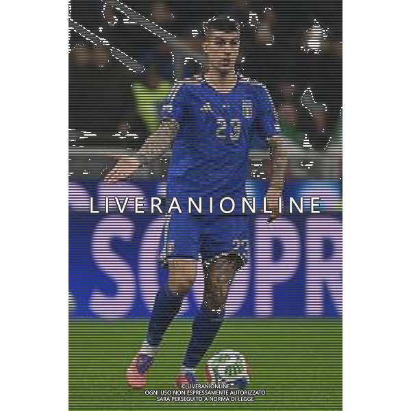 Italia vs Norvegia nella foto Gianluca Mancini (Italia) Milano 16-11-2025 Stadio Giuseppe Meazza - San Siro Italia vs Norvegia Qualificazioni Mondiali 2026 Gruppo I - 10a giornata foto Roberto Garavaglia/Agenzia Aldo Liverani sas