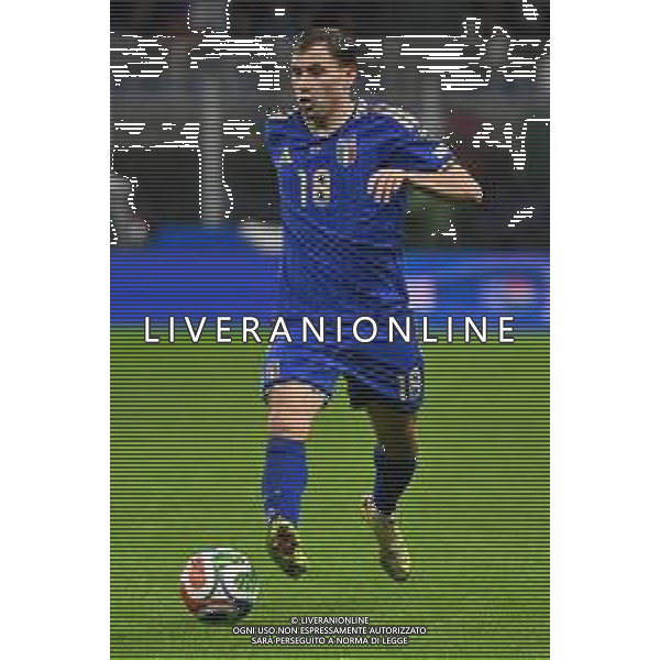 Italia vs Norvegia nella foto Nicolò Barella (Italia) Milano 16-11-2025 Stadio Giuseppe Meazza - San Siro Italia vs Norvegia Qualificazioni Mondiali 2026 Gruppo I - 10a giornata foto Roberto Garavaglia/Agenzia Aldo Liverani sas