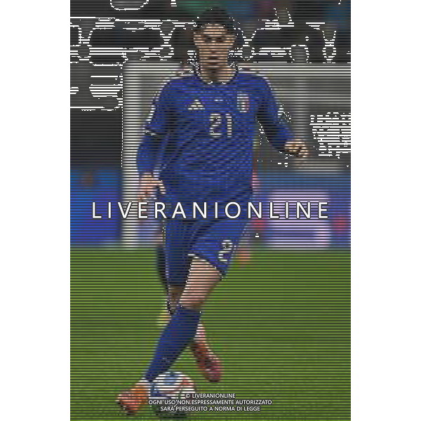 Italia vs Norvegia nella foto Alessandro Bastoni (Italia) Milano 16-11-2025 Stadio Giuseppe Meazza - San Siro Italia vs Norvegia Qualificazioni Mondiali 2026 Gruppo I - 10a giornata foto Roberto Garavaglia/Agenzia Aldo Liverani sas