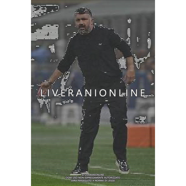 Italia vs Norvegia nella foto Gennaro Gattuso allenatore Italia Milano 16-11-2025 Stadio Giuseppe Meazza - San Siro Italia vs Norvegia Qualificazioni Mondiali 2026 Gruppo I - 10a giornata foto Roberto Garavaglia/Agenzia Aldo Liverani sas