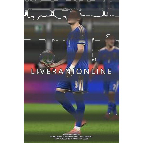 Italia vs Norvegia nella foto Mateo Retegui (Italia) Milano 16-11-2025 Stadio Giuseppe Meazza - San Siro Italia vs Norvegia Qualificazioni Mondiali 2026 Gruppo I - 10a giornata foto Roberto Garavaglia/Agenzia Aldo Liverani sas