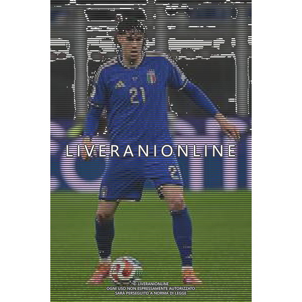 Italia vs Norvegia nella foto Alessandro Bastoni (Italia) Milano 16-11-2025 Stadio Giuseppe Meazza - San Siro Italia vs Norvegia Qualificazioni Mondiali 2026 Gruppo I - 10a giornata foto Roberto Garavaglia/Agenzia Aldo Liverani sas