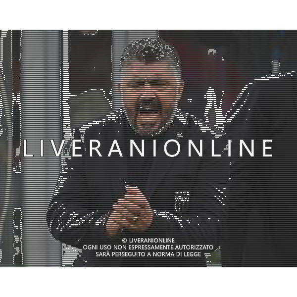 Italia vs Norvegia nella foto Gennaro Gattuso allenatore Italia Milano 16-11-2025 Stadio Giuseppe Meazza - San Siro Italia vs Norvegia Qualificazioni Mondiali 2026 Gruppo I - 10a giornata foto Roberto Garavaglia/Agenzia Aldo Liverani sas