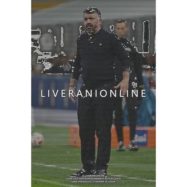 Italia vs Norvegia nella foto Gennaro Gattuso allenatore Italia Milano 16-11-2025 Stadio Giuseppe Meazza - San Siro Italia vs Norvegia Qualificazioni Mondiali 2026 Gruppo I - 10a giornata foto Roberto Garavaglia/Agenzia Aldo Liverani sas