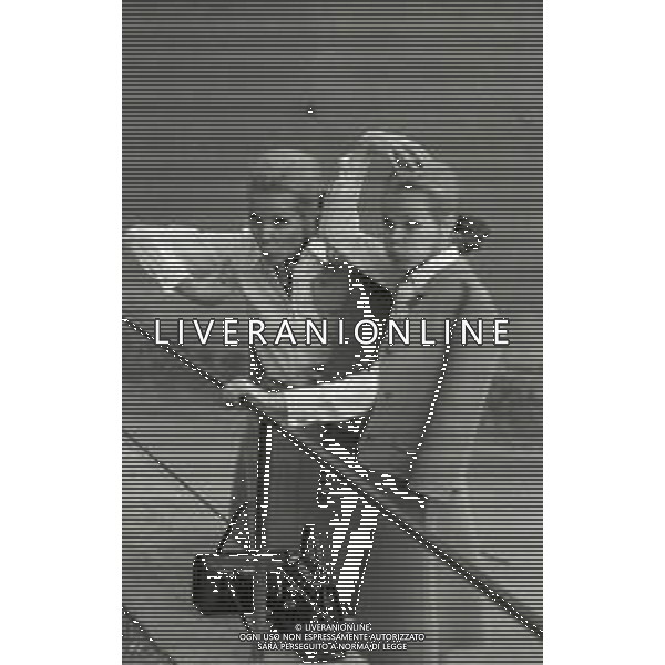 NEG-RETROSPETTIVA ELLEN E ALICE KESSLER BALLERINE NELLA FOTO ELLEN KESSLER E ALICE KESSLER NELL\'ANNO 1969 A ROMA AG ALDO LIVERANI SAS  