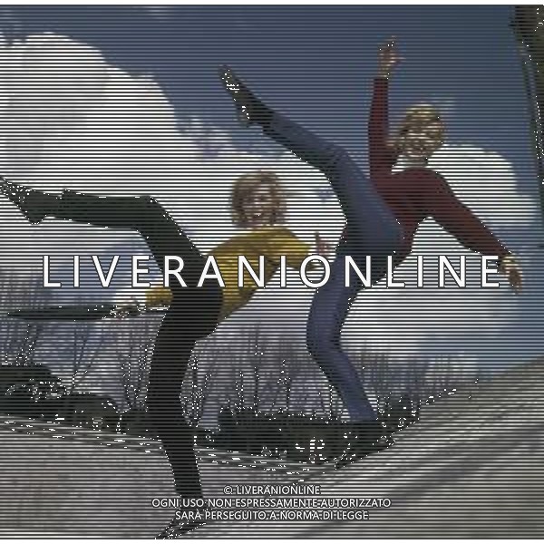 COL-RETROSPETTIVA ALICE E ELLEN KESSLER BALLERINE NELLA FOTO ALICE E ELLEN KESSLER A ROMA AG ALDO LIVERANI SAS