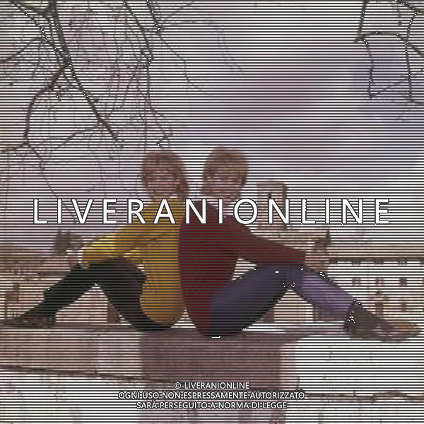 COL-RETROSPETTIVA ALICE E ELLEN KESSLER BALLERINE NELLA FOTO ALICE E ELLEN KESSLER A ROMA AG ALDO LIVERANI SAS