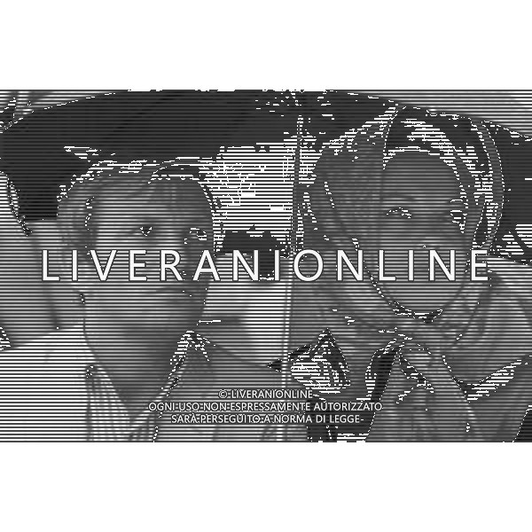 NEG-RETROSPETTIVA ELLEN KESSLER BALLERINA NELLA FOTO ELLEN KESSLER CON UMBERTO ORSINI A ROMA NELL\'ANNO 1968 AG ALDO LIVERANI SAS