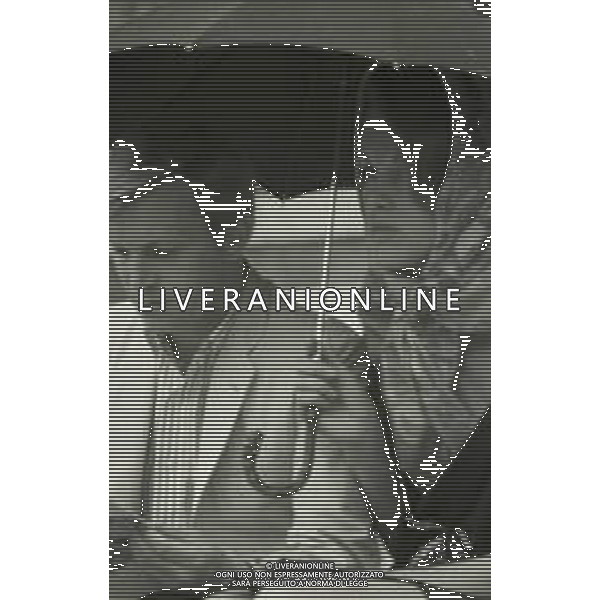 NEG-RETROSPETTIVA ELLEN KESSLER BALLERINA NELLA FOTO ELLEN KESSLER CON UMBERTO ORSINI A ROMA NELL\'ANNO 1968 AG ALDO LIVERANI SAS