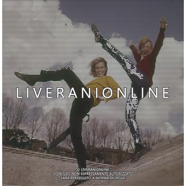 COL-RETROSPETTIVA ALICE E ELLEN KESSLER BALLERINE NELLA FOTO ALICE E ELLEN KESSLER A ROMA AG ALDO LIVERANI SAS