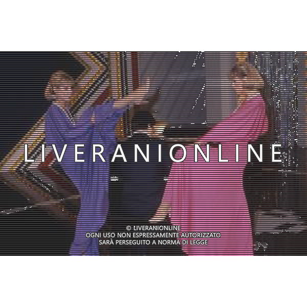 DIAP-RETROSPETTIVA GEMELLE ALICE E ELLEN KESSLER BELLERINE NELLA FOTO ALICE E ELLEN KESSLER A ROMA NELL\'ANNO 1989 AG ALDO LIVERANI SAS