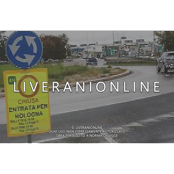 IMOLA 18 11 2025 NELLA FOTO Autostrada A14, lavori di ammodernamento del cavalcavia del casello di Imola. ©SANNA - AG ALDO LIVERANI SAS