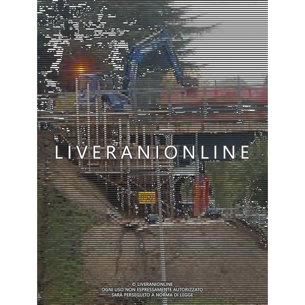 IMOLA 18 11 2025 NELLA FOTO Autostrada A14, lavori di ammodernamento del cavalcavia del casello di Imola. ©SANNA - AG ALDO LIVERANI SAS