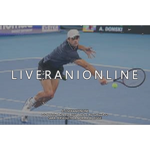 TVRCOR 17-11-2025 – Internazionali di Tennis di Bergamo – Atp Challenger Tour – Chrous Life Arena Bergamo (BG) nella foto Alexander DONSKI (BUL) ©TVRCOR Roberta Corradin - AG ALDO LIVERANI SAS