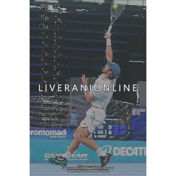 TVRCOR 17-11-2025 – Internazionali di Tennis di Bergamo – Atp Challenger Tour – Chrous Life Arena Bergamo (BG) nella foto Buvaysar GADAMAURI (BEL) ©TVRCOR Roberta Corradin - AG ALDO LIVERANI SAS