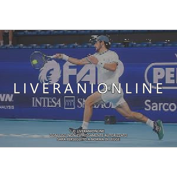 TVRCOR 17-11-2025 – Internazionali di Tennis di Bergamo – Atp Challenger Tour – Chrous Life Arena Bergamo (BG) nella foto Buvaysar GADAMAURI (BEL) ©TVRCOR Roberta Corradin - AG ALDO LIVERANI SAS