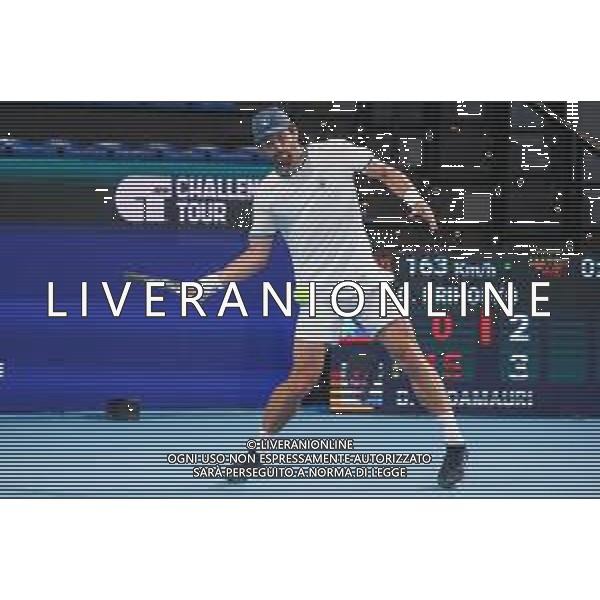 TVRCOR 17-11-2025 – Internazionali di Tennis di Bergamo – Atp Challenger Tour – Chrous Life Arena Bergamo (BG) nella foto Buvaysar GADAMAURI (BEL) ©TVRCOR Roberta Corradin - AG ALDO LIVERANI SAS