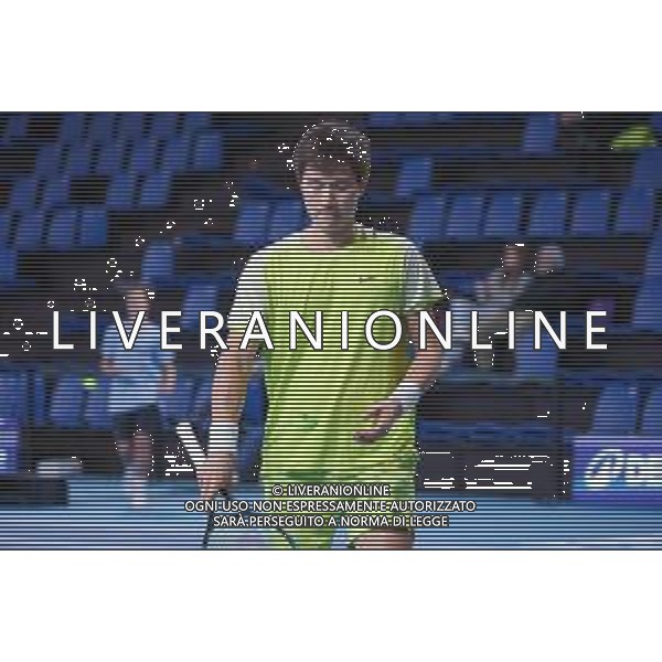 TVRCOR 17-11-2025 – Internazionali di Tennis di Bergamo – Atp Challenger Tour – Chrous Life Arena Bergamo (BG) nella foto Beibit ZHUKAYEV (KAZ) ©TVRCOR Roberta Corradin - AG ALDO LIVERANI SAS