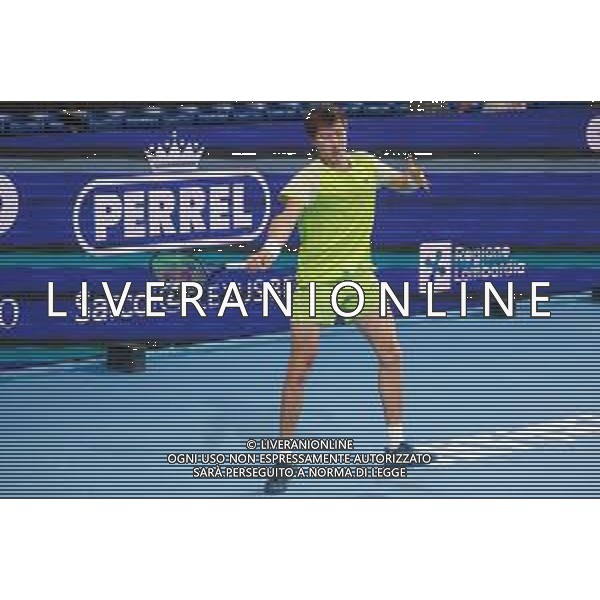 TVRCOR 17-11-2025 – Internazionali di Tennis di Bergamo – Atp Challenger Tour – Chrous Life Arena Bergamo (BG) nella foto Beibit ZHUKAYEV (KAZ) ©TVRCOR Roberta Corradin - AG ALDO LIVERANI SAS
