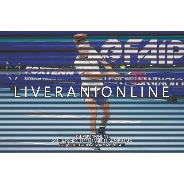 TVRCOR 17-11-2025 – Internazionali di Tennis di Bergamo – Atp Challenger Tour – Chrous Life Arena Bergamo (BG) nella foto Mika BRUNOLD (SUI) ©TVRCOR Roberta Corradin - AG ALDO LIVERANI SAS