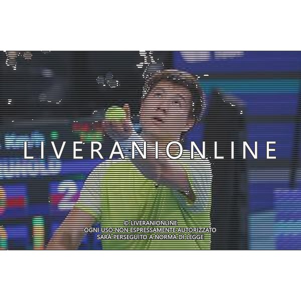 TVRCOR 17-11-2025 – Internazionali di Tennis di Bergamo – Atp Challenger Tour – Chrous Life Arena Bergamo (BG) nella foto Beibit ZHUKAYEV (KAZ) ©TVRCOR Roberta Corradin - AG ALDO LIVERANI SAS