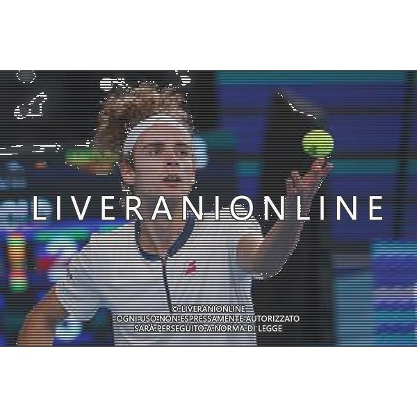 TVRCOR 17-11-2025 – Internazionali di Tennis di Bergamo – Atp Challenger Tour – Chrous Life Arena Bergamo (BG) nella foto Mika BRUNOLD (SUI) ©TVRCOR Roberta Corradin - AG ALDO LIVERANI SAS