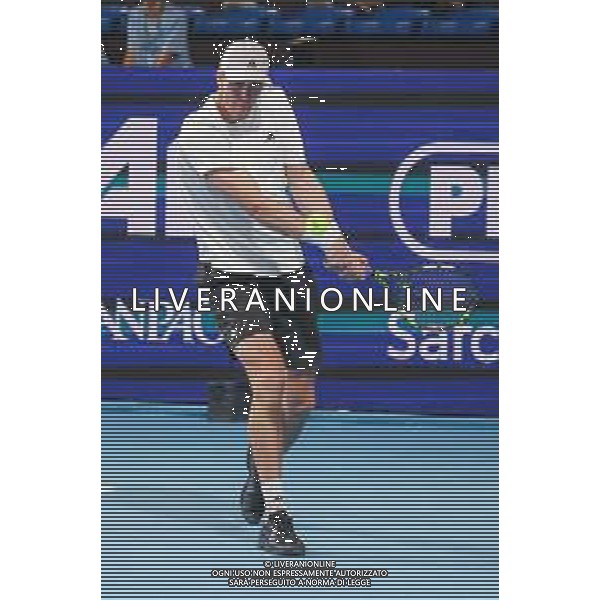 TVRCOR 17-11-2025 – Internazionali di Tennis di Bergamo – Atp Challenger Tour – Chrous Life Arena Bergamo (BG) nella foto Jan CHOINSKI (GBR) ©TVRCOR Roberta Corradin - AG ALDO LIVERANI SAS